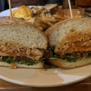 Chicken Parmesan sandwich