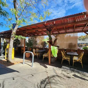 Outside seating