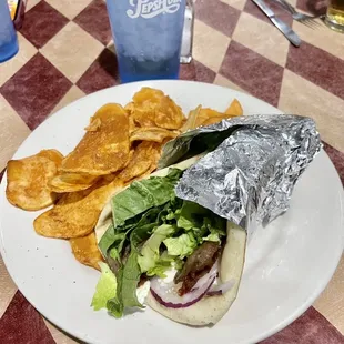 Gyro Pita add Feta Cheese