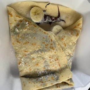 Plain Nutella with Bananas