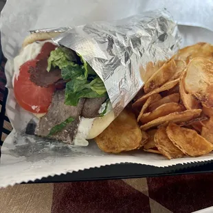 Gyro and chips