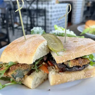 Portobello Mushroom Sandwich