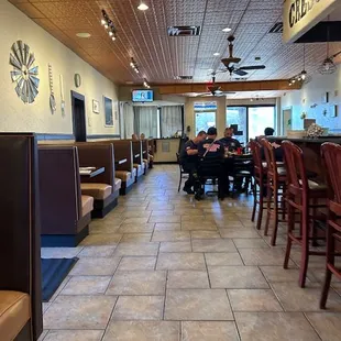 The local Fire Fighters like the Crescent Cafe.