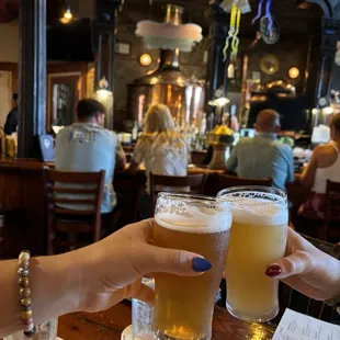 Summer ipa and Weiss Beer