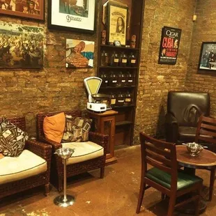 Cigar lounge at Crescent City Cigar Shop