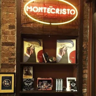 Cigar lounge at Crescent City Cigar Shop