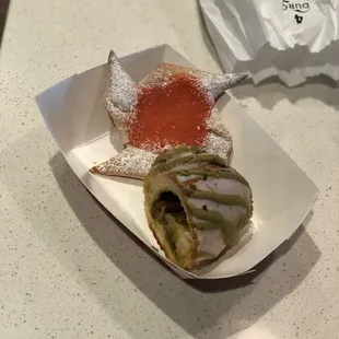 Blood orange danish and pistachio honey cookie butter king cake