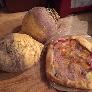 Rutabaga's &amp; a tomato galette