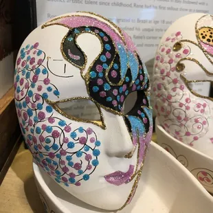 Venetian hand painted jewelry boxes from Italy