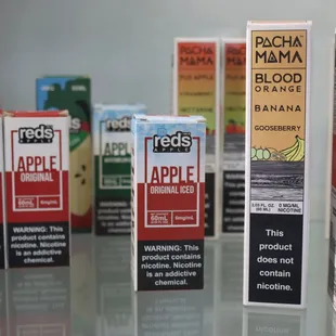 Red's Apple and Pacha Mama E-Liquids