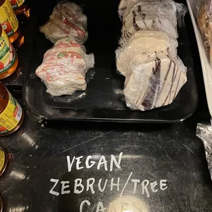 Vegan zebra cake!