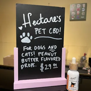 Pet CBD also sold here!