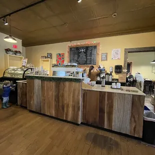 the counter area