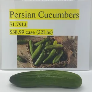 Persian cucumbers