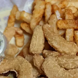 Shrimp basket available during lent