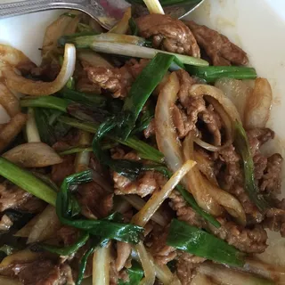 Beef with Green Onions