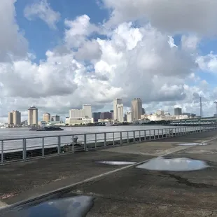 View of downtown from the park
