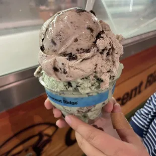 Mint cookies &amp; cream / cookies &amp; cream (I&apos;m in heaven)