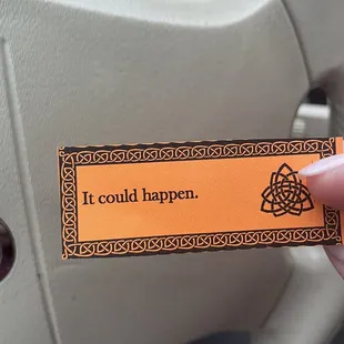 Love these affirmations they give you when you leave the store