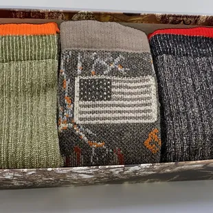 Mens 3 pack Browning winter socks