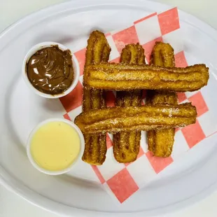 Dessert churros
