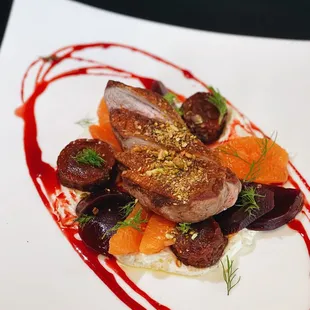 Crispy duck breast
