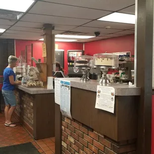 entry, take away and cashier