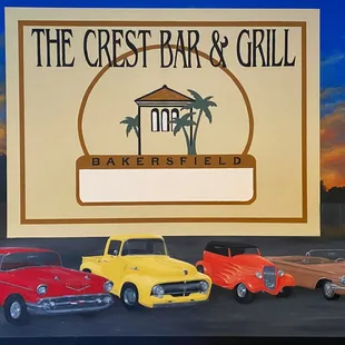 The decor at the Crest is very cozy.