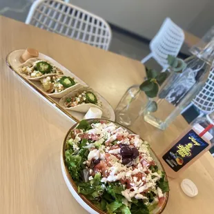 I loved this salad bowl. And tacos. Great after workout spot. Not to heavy and healthy.