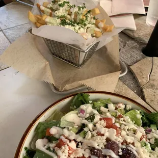 Mediterranean Bowl and Mediterranean Fries