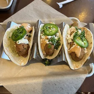 Falafel tacos