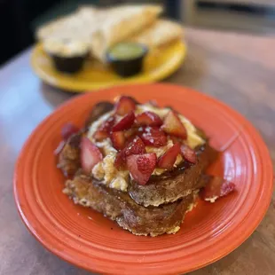 Creme Brulee French Toast and Cabo Quesadilla