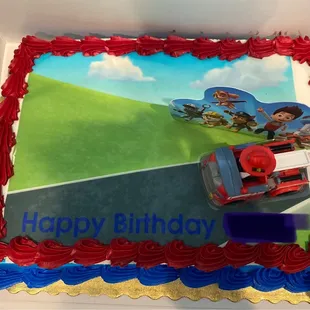 a birthday cake for a boy