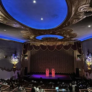 the stage and auditorium