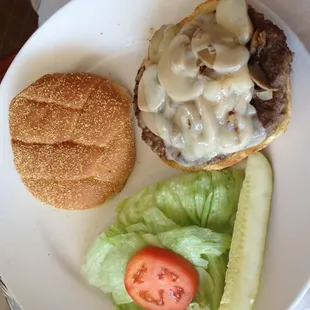 It's American food with a lot of potatoes on the side.     Not for foodies or calorie counters. Consider the alternatives....