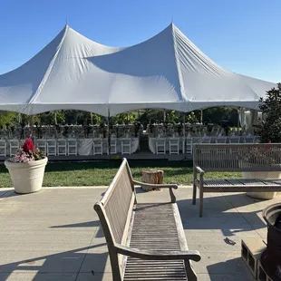 Reception tent