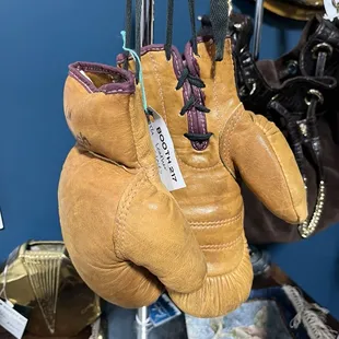 Vintage boxing gloves