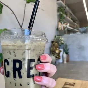 Wakocha Latte with Oat Milk &amp; Honey