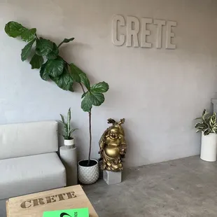 Seating near entrance