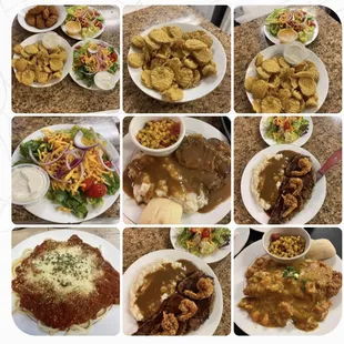 Crevasse Restaurant. Large Menu Choices