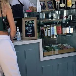 a woman wearing a face mask