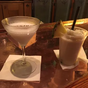 Winter Wonderland Martini &amp; Pina Colada