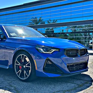 This is the result of my having to hand wash it after their "ceramic" cleaning left chemical spots all over the M240i.