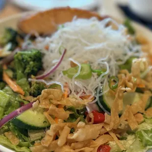 Asian salad with tuna