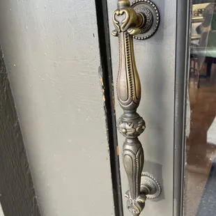 Every other door at  all the businesses were boring, but not theirs!