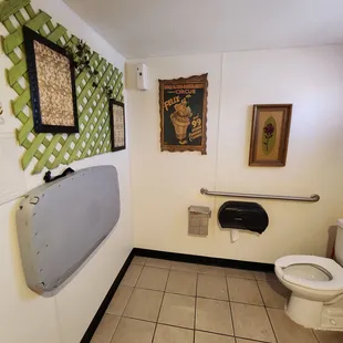 Clean bathrooms