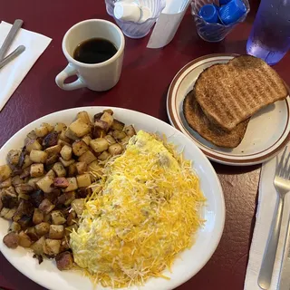 Sausage and Cheese Omelet