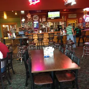 people sitting at the bar