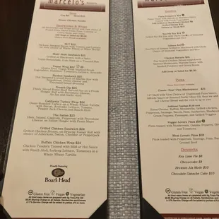 Sandwiches and Entreea