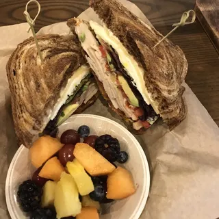 Crickles Turkey Club Sandwich
